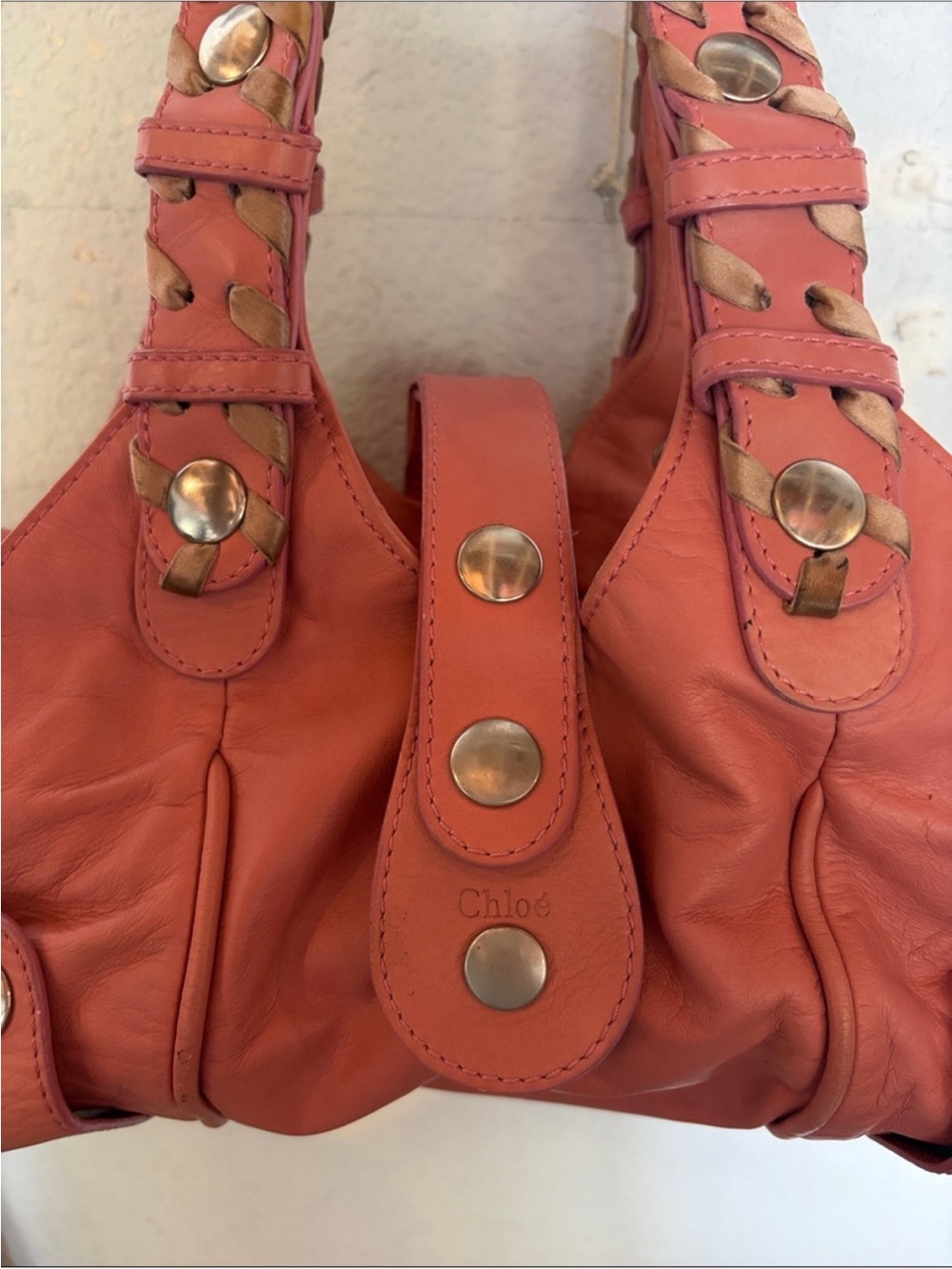 Chloe Silverado Bag in Porcelain Pink - Picture 12 of 12